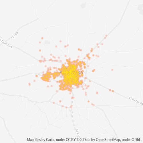 Dami ng Negosyo sa Postal Code 70022 - Bari, Apulia