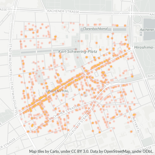 Business Concentration in Postal Code 50931 - Cologne, North Rhine-Westphalia