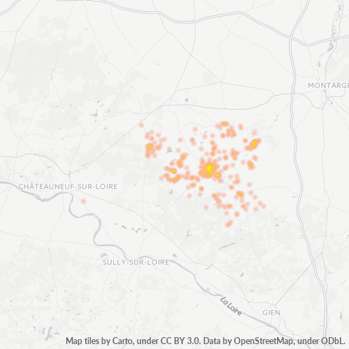 Dami ng Negosyo sa Postal Code 45260 - Coudroy, Centre