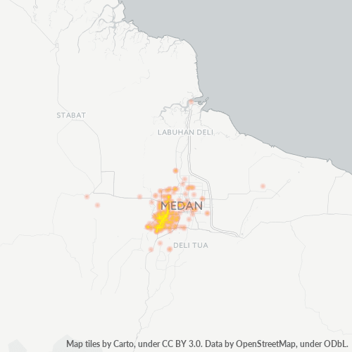 Dami ng Negosyo sa Postal Code 20132 - Medan, Sumatera Utara