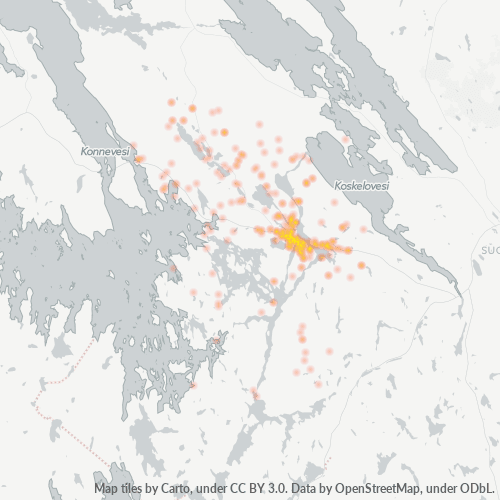 Dami ng Negosyo sa Postal Code 77700 - Finland