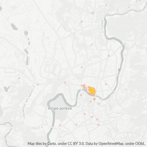 Business Concentration in Postal Code 09308 - Vilnius, Vilnius County