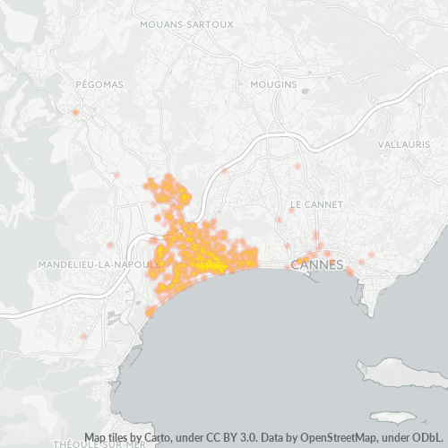 Dami ng Negosyo sa Postal Code 06150 - Cannes, Provence-Alpes-Côte d'Azur
