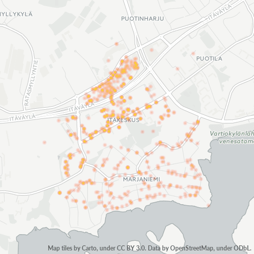Dami ng Negosyo sa Postal Code 00930 - Vallila, Uusimaa