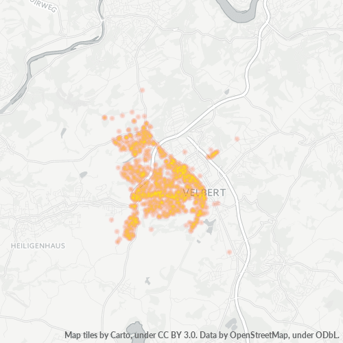Konsentrasi Perniagaan di Poskod 42549 - Velbert, North Rhine-Westphalia