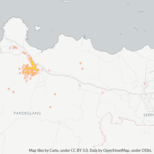 Dami ng Negosyo sa Postal Code 42162 - Serang, Banten
