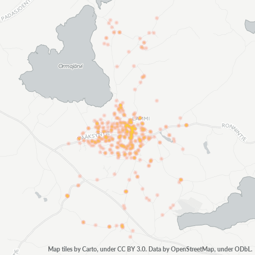 Dami ng Negosyo sa Postal Code 16900 - Lammi, Häme