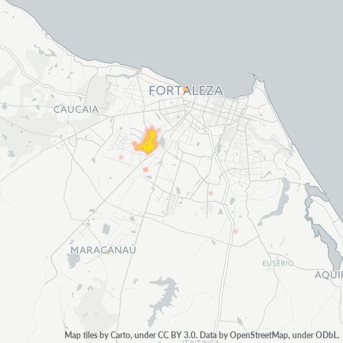 Business Concentration in Postal Code 60520-000 - Fortaleza, Ceará