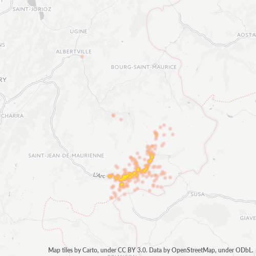 Dami ng Negosyo sa Postal Code 73500 - Termignon, Rhône-Alpes
