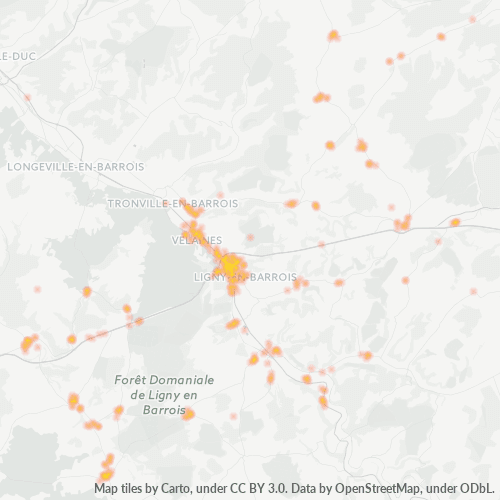 Dami ng Negosyo sa Postal Code 55500 - Pransiya