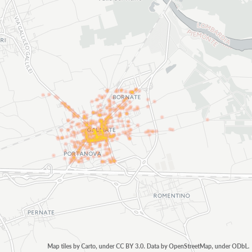 Dami ng Negosyo sa Postal Code 28066 - Italya