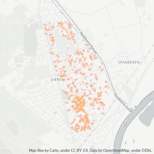Dami ng Negosyo sa Postal Code 6951 - Dieren, Provincie Gelderland