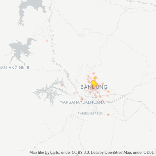 Dami ng Negosyo sa Postal Code 40134 - Bandung, Kanlurang Java