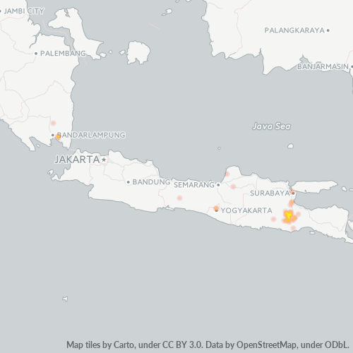 Dami ng Negosyo sa Postal Code 65149 - Malang, Silangang Java