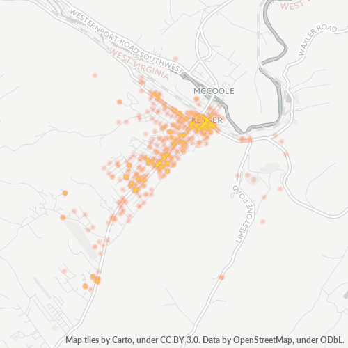 Mkusanyiko wa Biashara katika Posta 26726 - Keyser, West Virginia