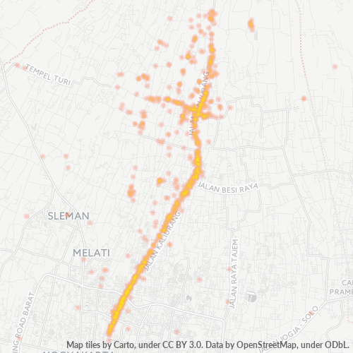 Dami ng Negosyo sa Postal Code 55582 - Yogyakarta, Daerah Istimewa Yogyakarta