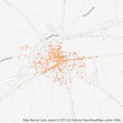 Dami ng Negosyo sa Postal Code 72022 - Italya