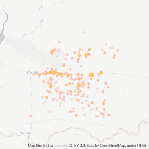 Bedrijfsconcentratie in Postcode 56600 - Nepal
