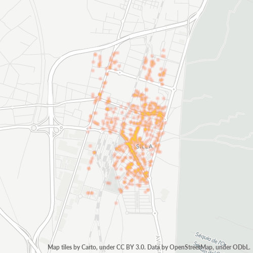 Bedrijfsconcentratie in Postcode 46460 - Spanje