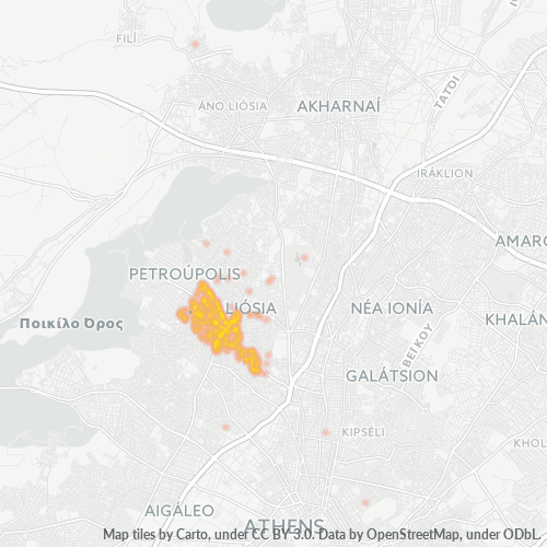 Dami ng Negosyo sa Postal Code 131 21 - Ílion, Attica