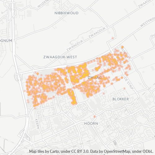 Dami ng Negosyo sa Postal Code 1689 - Zwaag, Provincie Noord-Holland