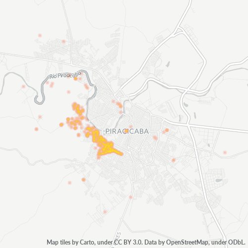 Dami ng Negosyo sa Postal Code 13403-000 - Piracicaba, São Paulo