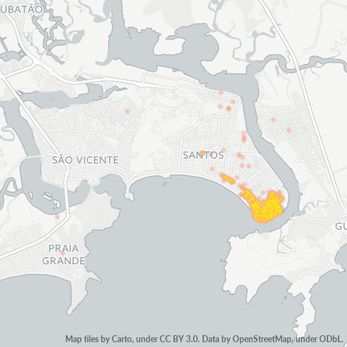 Dami ng Negosyo sa Postal Code 11030-000 - Santos, São Paulo