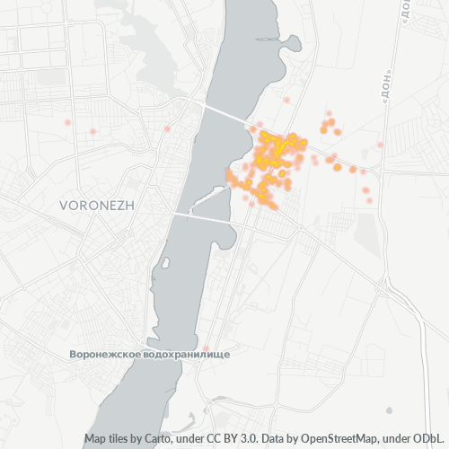 Dami ng Negosyo sa Postal Code 394042 - Voronezh, Voronezh Oblast