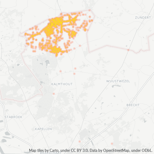 Bedrijfsconcentratie in Postcode 2910 - België
