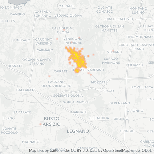 Dami ng Negosyo sa Postal Code 21049 - Tradate, Lombardy