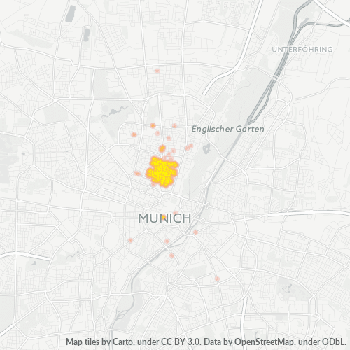 Business Concentration in Postal Code 80799 - Munich, Bavaria