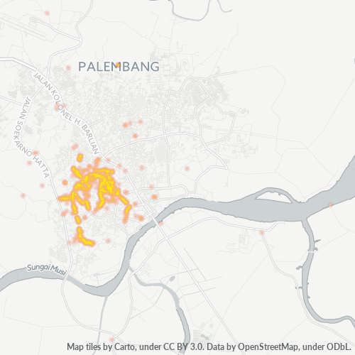 Dami ng Negosyo sa Postal Code 30137 - Palembang, Sumatera Selatan
