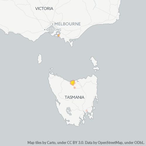 Dami ng Negosyo sa Postal Code 7307 - Tasmania