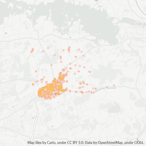 Business Concentration in Postal Code 49191 - Belm, Lower Saxony