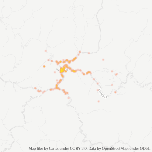 Mkusanyiko wa Biashara katika Posta 24801 - Welch, West Virginia