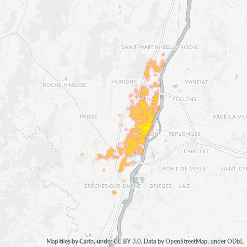 Dami ng Negosyo sa Postal Code 71000 - Mâcon, Borgonya