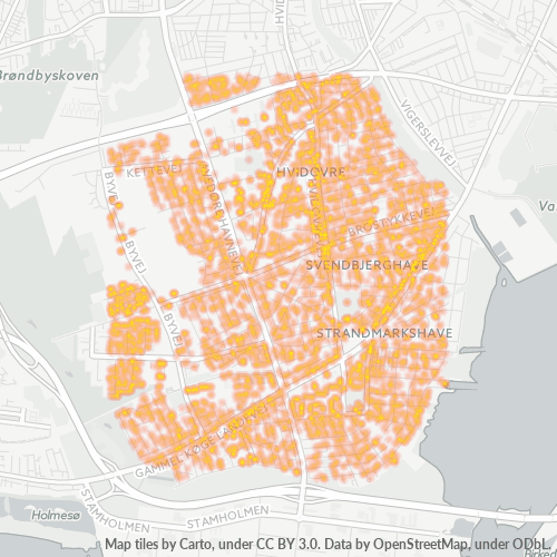 Dami ng Negosyo sa Postal Code 2650 - Hvidovre, Region Hovedstaden