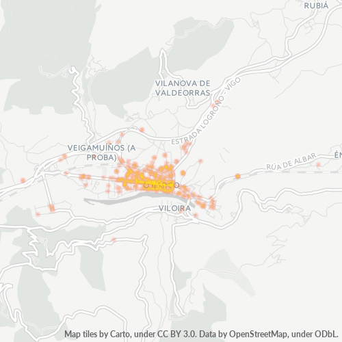 Dami ng Negosyo sa Postal Code 32300 - Espanya