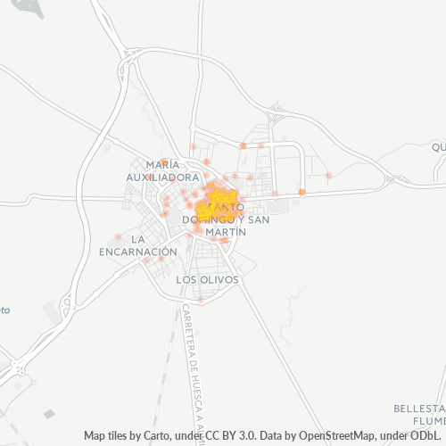 Dami ng Negosyo sa Postal Code 22001 - Huesca, Aragón