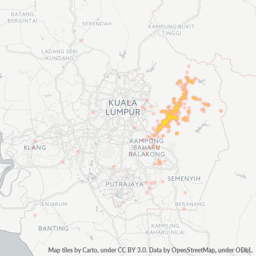 Dami ng Negosyo sa Postal Code 43100 - Selangor