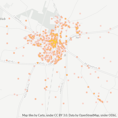 Dami ng Negosyo sa Postal Code 6870 - Ølgod, Region Syddanmark