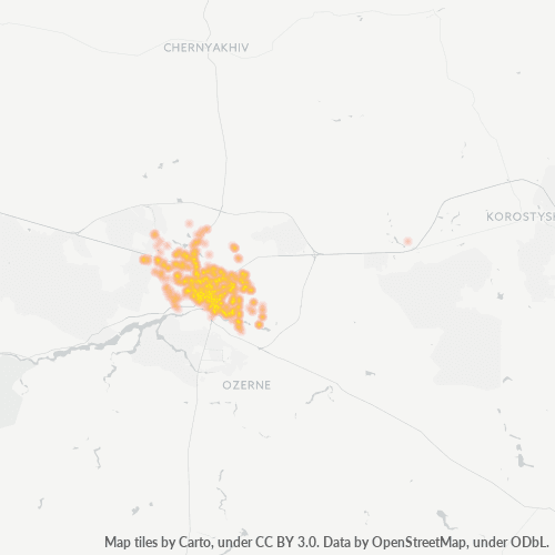 Dami ng Negosyo sa Postal Code 10000 - Zhytomyr, Zhytomyrs’ka Oblast’