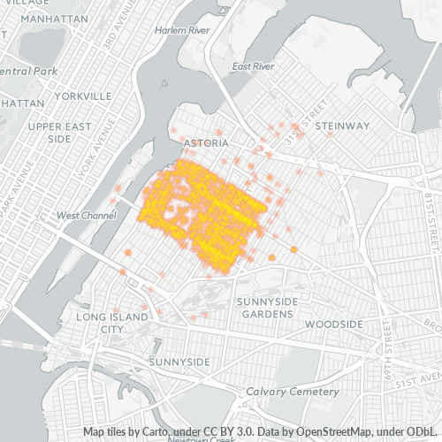 Bedriftskonsentrasjon i Postnummer 11106 - Astoria, New York (delstat)