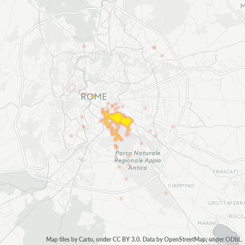 Dami ng Negosyo sa Postal Code 00179 - Roma, Lazio