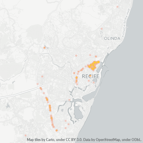 Dami ng Negosyo sa Postal Code 50110-000 - Recife, Pernambuco
