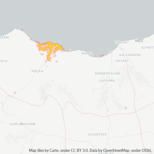 Mkusanyiko wa Biashara katika Posta 61000 - Trabzon, Mkoa wa Trabzon