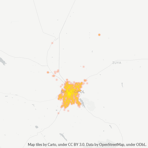 Dami ng Negosyo sa Postal Code 95000 - Simferopol, Autonomous Republic of Crimea