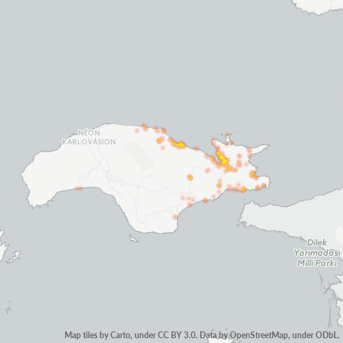 Dami ng Negosyo sa Postal Code 831 00 - Sámos, North Aegean