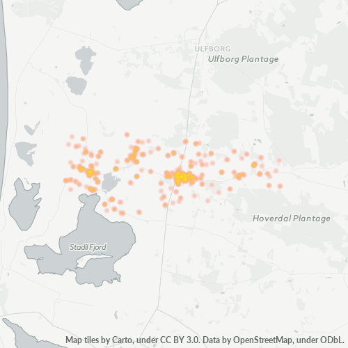 Dami ng Negosyo sa Postal Code 6980 - Region Midtjylland