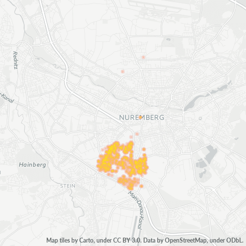 Konsentrasi Perniagaan di Poskod 90441 - Nuremberg, Bavaria